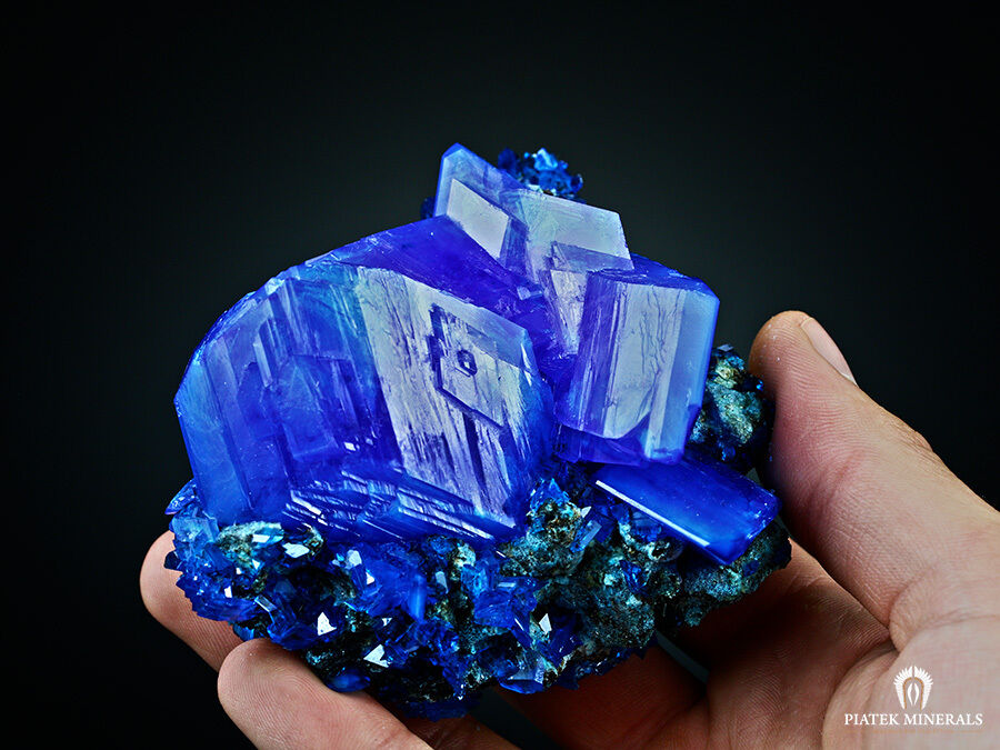 Christmas Gift The Best ! Xxl Electric Blue Chalcanthite On Matrix From Poland