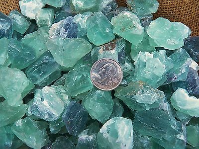 1000 Carat Lots Of Green Fluorite Rough - Plus A Free Faceted Gemstone
