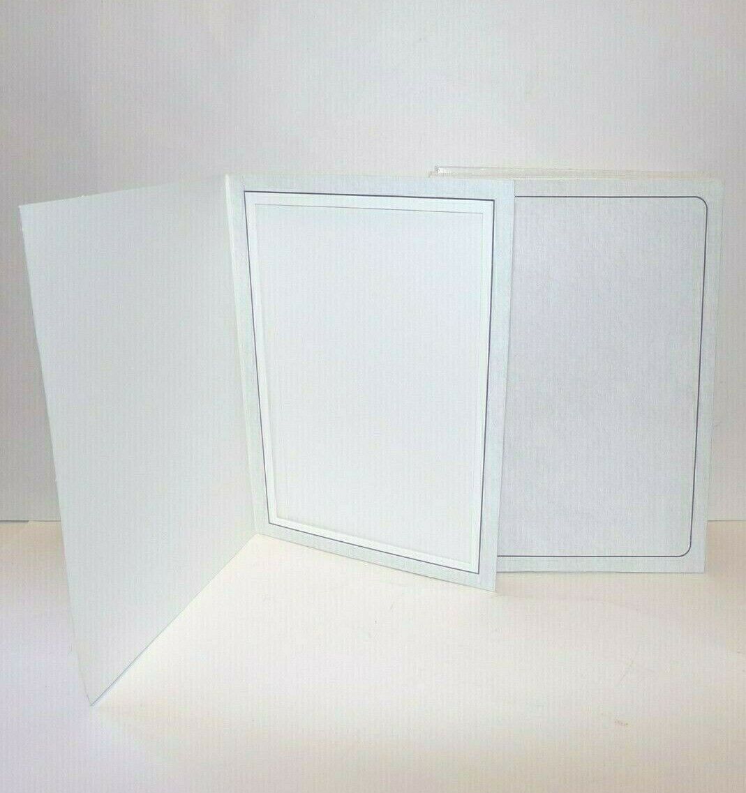 23-5x7 Cardboard Folders  (light Gray, Vertical)  New