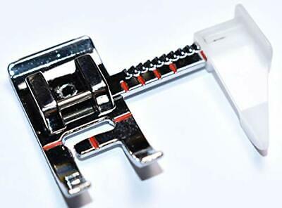 Sewing Machine Presser Foot With Adjustable Guide. Fits Low Shank Home Machines.