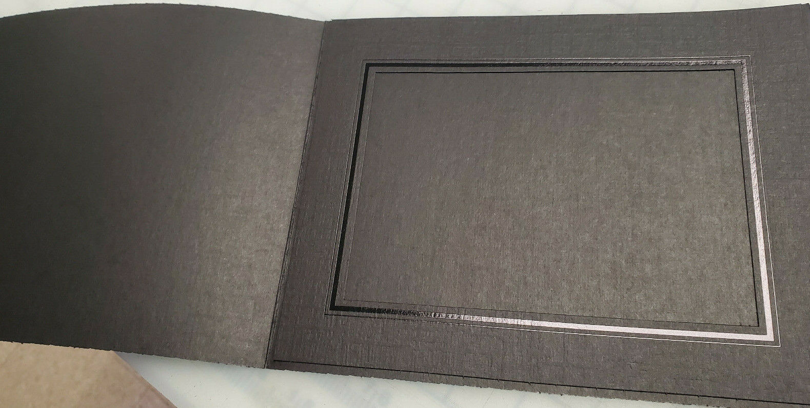 Profit Line T50 Photo Tyndell 10x8 Black/black Folder (100 Pack)