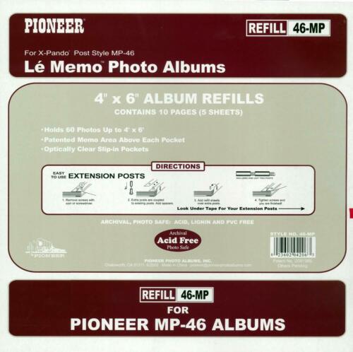 New Pioneer Memo Pocket Album Refill For Mp46 Album