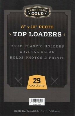 25 8x10 Ultra Premium Cbg Pro Topload Toploaders Hard Rigid Photo Holders
