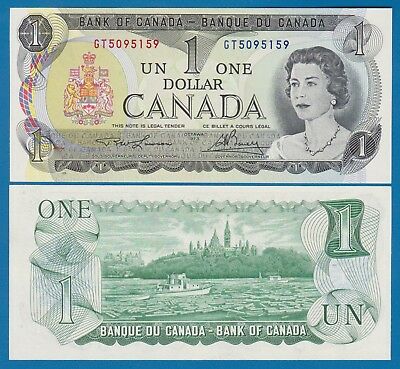 Canada 1 Dollar P 85 1973 Unc Sign. Lawson - Bouey, Low Shipping Combine Free