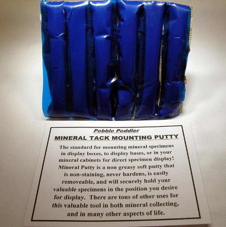 40 Gram Package Of Mineral Mounting Putty, Best Way To Display Your Specimens!
