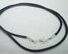 Necklace Cord For Pendant Black Choose Clasp & Length G - S Free Shipping